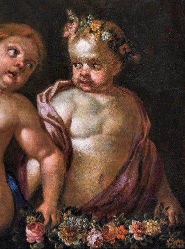 Allégorie de l'amour - École génoise du XVIIe siècle - Romano Ischia